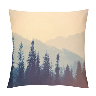 Personality  View On Winter Mountains Tatry, Poland  Pillow Covers
