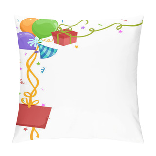 Personality  Corner Border Party Elements Pillow Covers