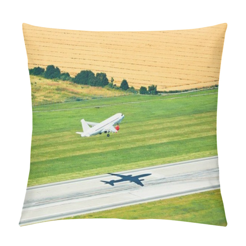Personality  Aerial view of the airport pillow covers