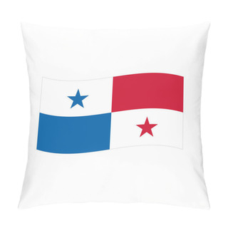 Personality  Square Icon With Flag Of Panama Pillow Covers