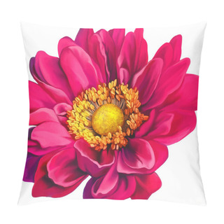 Personality  Mona Lisa Flower Pillow Covers