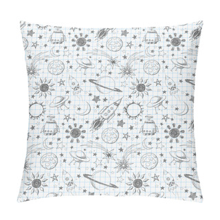 Personality  Seamless Space Pattern Pillow Covers