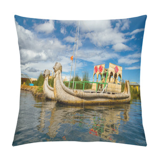Personality  The Floating And Tourist Islands Of Lake Titicaca Pillow Covers