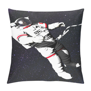 Personality  Astronaut In Space Against A Starry Sky. Pillow Covers