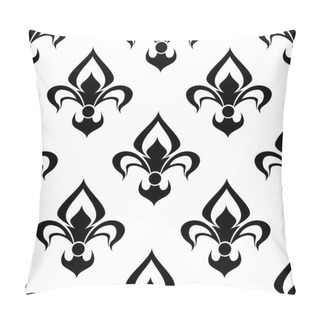 Personality  Modern Fleur De Lys Background Seamless Pattern Pillow Covers
