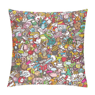 Personality  School Seamless Pattern Pillow Covers