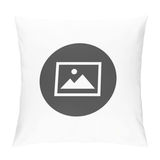 Personality  Photo Icon Vector Illustration Pillow Covers