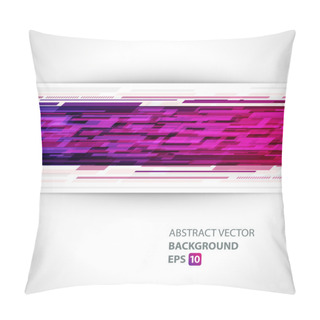 Personality  Abstract Digital Technology Background Pillow Covers