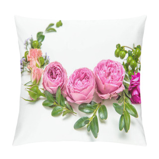 Personality  Beautiful Pink Roses Pillow Covers