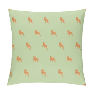 Personality  Colored Background With Different Accessories Pillow Covers