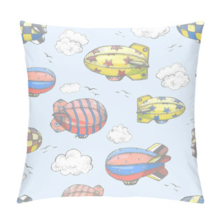 Personality  Pattern With Cute Little Airchips  Pillow Covers