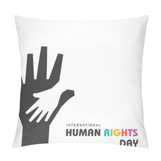 Personality  International Human Rights Day -10 December Pillow Covers