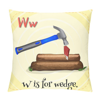 Personality  Letter W Pillow Covers