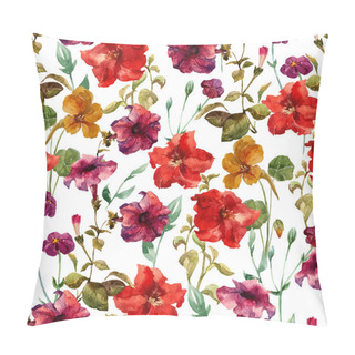 Personality  Watercolor Flower Pattern Pillow Covers