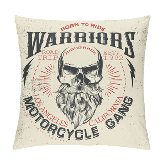 Personality  Vintage Skull Print Pillow Covers