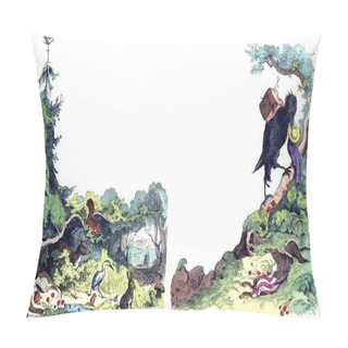 Personality  Fabulous Illustration(frame) For The Text. Pillow Covers