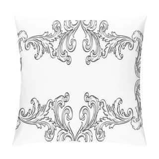 Personality  The Curly Nice Ornement Art Frame Pillow Covers