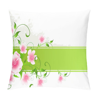 Personality  Grunge Floral Background Pillow Covers