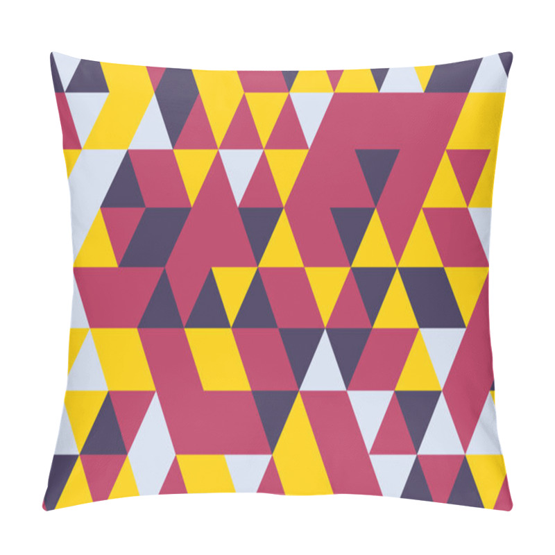 Personality  Triangle Pattern Background. Pillow Covers