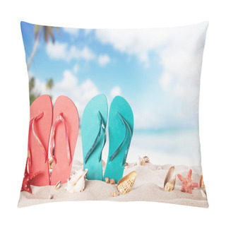 Personality  Summer Beach Pillow Covers