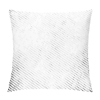Personality  Vector Texture Of Halftone Abstract. Grunge Dots Pattern Background. Pillow Covers
