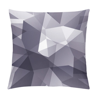 Personality  Abstract Vector Geometric 3D Background, Grayscale Decorative Pa Pillow Covers