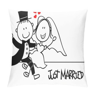 Personality  Wedding Invite Funny Pillow Covers