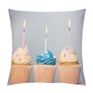 Personality  Birthday Cupcakes Pillow Covers