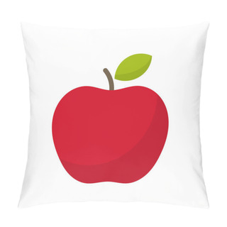 Personality  Red Apple Fruit Icon. Pillow Covers