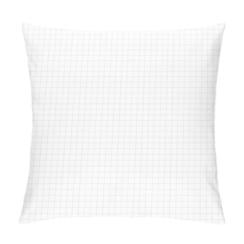 Personality  Grid simple seamless background. Paper squared texture. Geometric repeatable pattern pillow covers