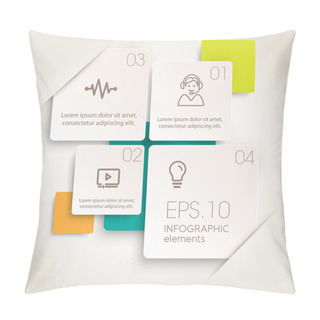Personality  Infographic Design Pillow Covers