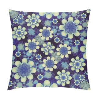 Personality  Modern Geometric Floral Pattern Collage Pillow Covers