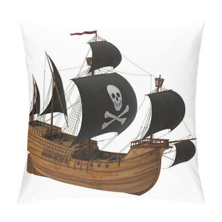 Personality  Pirate Ship Pillow Covers