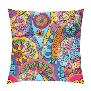 Personality  Seamless Colorful Pattern Pillow Covers