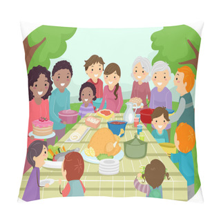 Personality  Potluck Party Outdoors Pillow Covers
