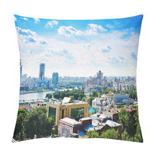 Personality  Aerial View Of Yekaterinburg On June 26, 2013. Pillow Covers