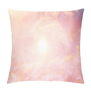 Personality  Blue Sky Clouds Twilight Background Pillow Covers