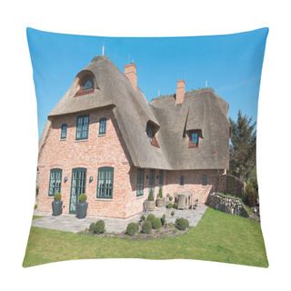 Personality  House With Thatched Roof Pillow Covers