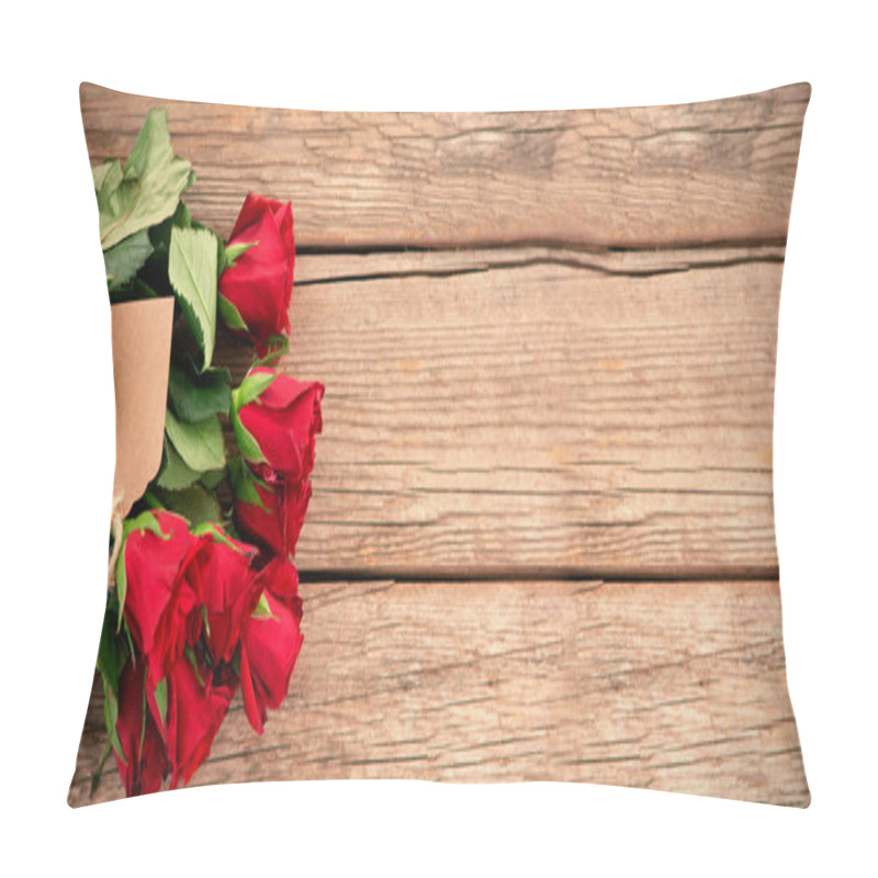 Personality  red roses on floor pillow covers