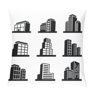 Personality  Building Icon Pillow Covers