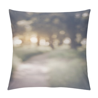Personality Blurred Nature Background Pillow Covers