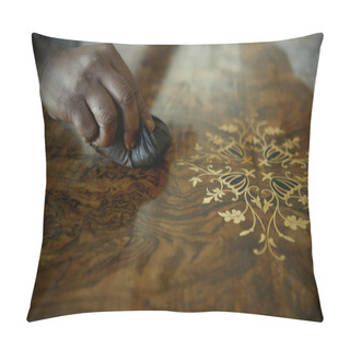 Personality  African Carpenter Polishing Antiques Pillow Covers