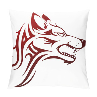 Personality  Wolf Head Tattoo Pillow Covers
