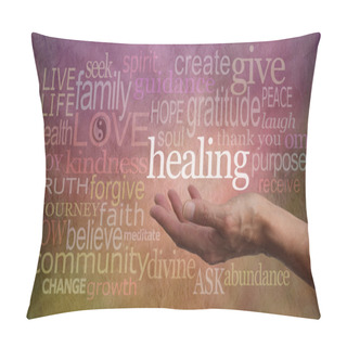 Personality  High Resonance Healing Words Pillow Covers