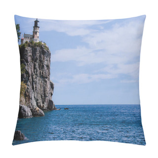 Personality  Split Rock Lighthouse On The North Shore Of Lake Superior In Northern Minnesota. Pillow Covers