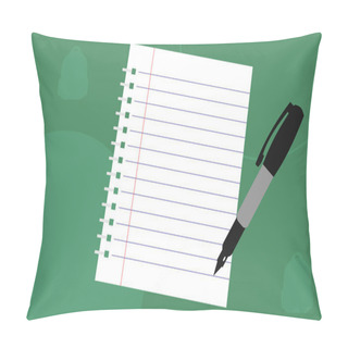 Personality  Notebook Paper With Pen Pillow Covers