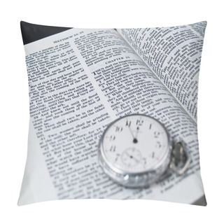 Personality  Bible Verse Day And Hour Unknown Pillow Covers