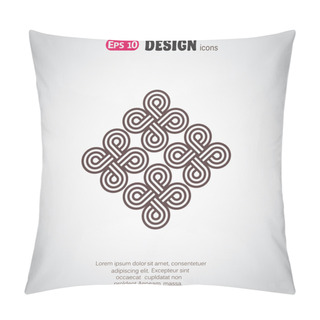 Personality  Pattern Decor, Web Icon Pillow Covers