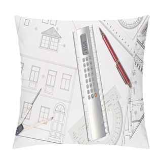 Personality  Look At Plans Close Up Pillow Covers