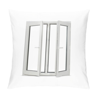 Personality  Pvc Windows On White Background Pillow Covers